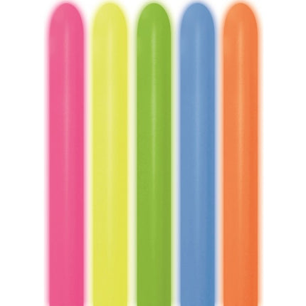 260 Sempertex - Neon Assortment - 200 (100 Ct)