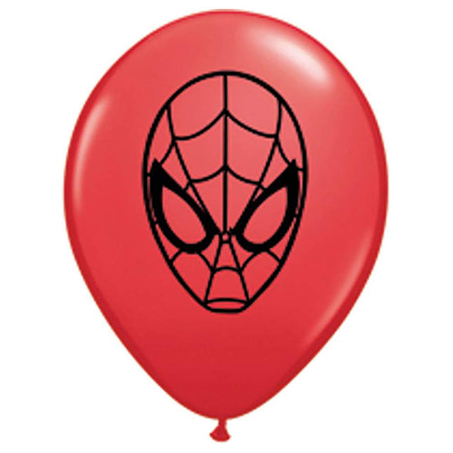 5" Spider-Man Face Qualatex - *Discontinued* Limited Stock