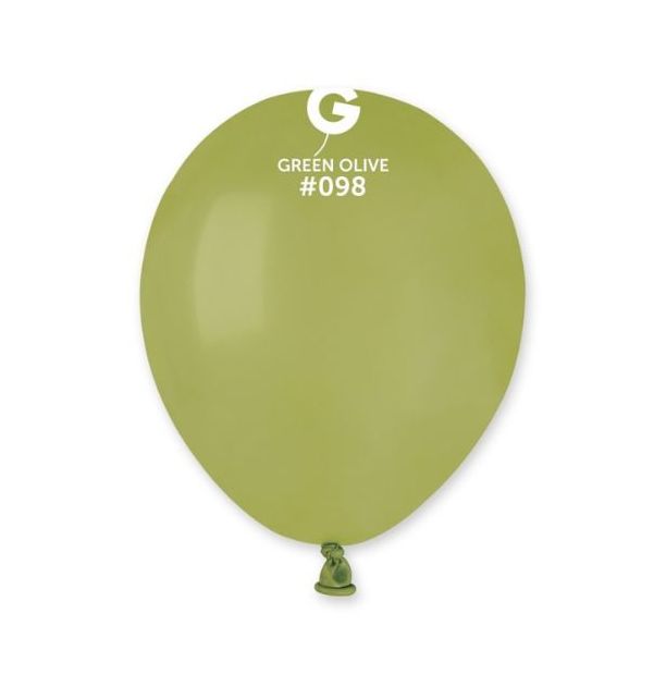 5" Round Green Olive #098 - Gemar