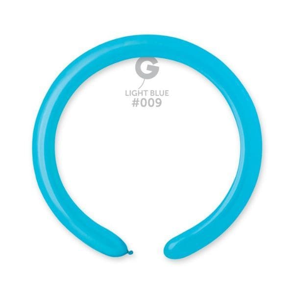 2" Light Blue #009 - Gemar