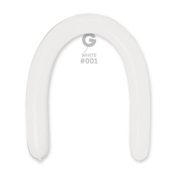 3" White #001 - Gemar (50 Count)
