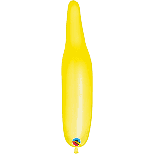 321Q Yellow Qualatex Modelling Balloon