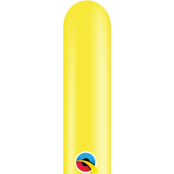 Yellow 260Q Qualatex Modelling Balloon