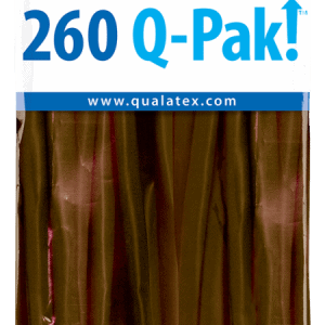 Chocolate Brown Q-Pak Qualatex Modelling Balloons 260Q