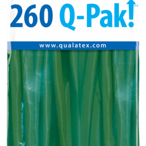 Green Q-Pak Qualatex Modelling Balloons 260Q