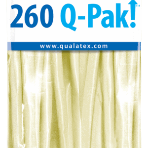 Ivory Silk Q-Pak Qualatex Modelling Balloons 260Q