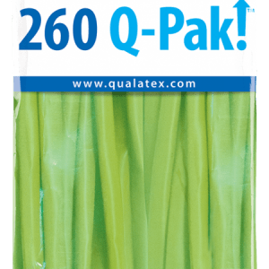 Lime Green Q-Pak Qualatex Modelling Balloons 260Q