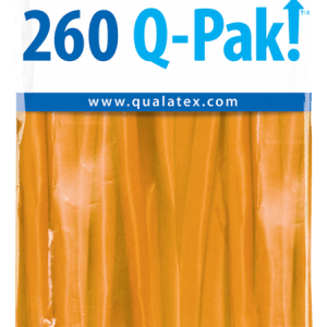 Orange Q-Pak Qualatex Modelling Balloons 260Q