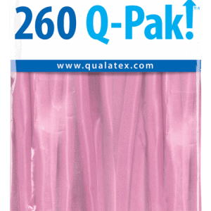 Pink Q-Pak Qualatex Modelling Balloons 260Q