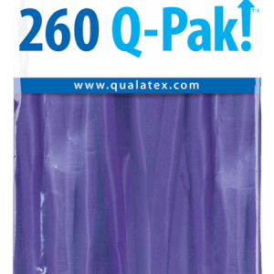 Purple Violet Q-Pak Qualatex Modelling Balloons 260Q