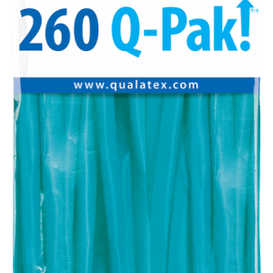 Tropical Teal Q-Pak Qualatex Modelling Balloons 260Q