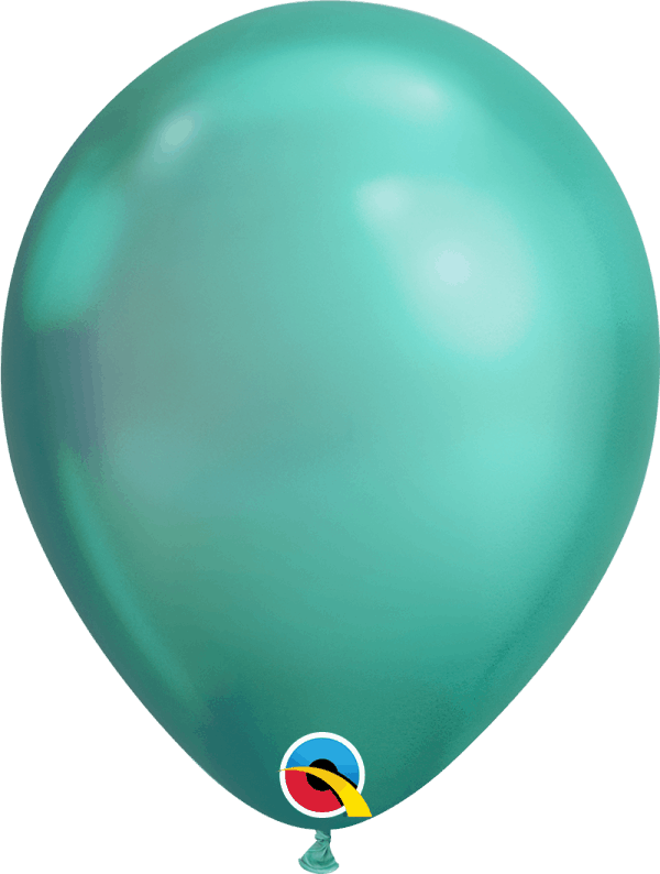 Chrome Green Qualatex Modelling balloon round