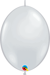 6" Diamond Clear Quick Link Qualatex Modelling Balloon Decoration