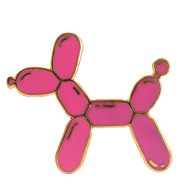 Balloon Dog Pin Badge