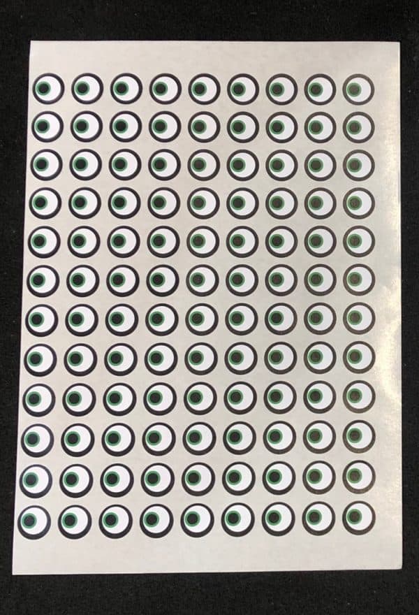 New Sticker Eyes (Green)
