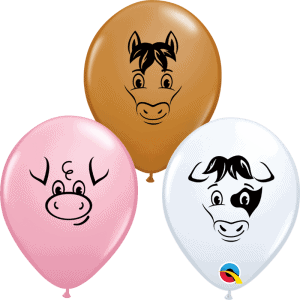 5" Farm Animal Faces