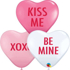 6" Love Expression Assortment Hearts