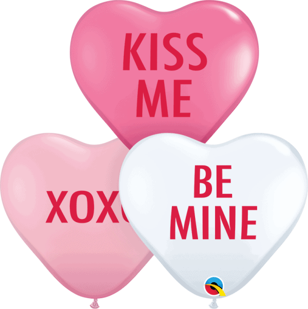 6" Love Expression Assortment Hearts