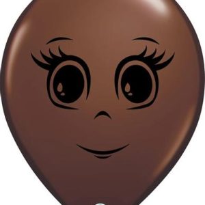 6" Feminine Face Quick Link (Chocolate Brown)