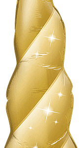 Mini Unicorn Horn 14" Microfoil