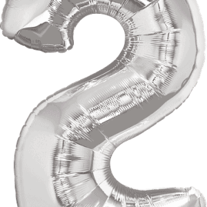 34" Number Two Silver