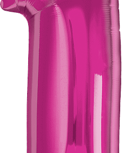 34" Number One Magenta