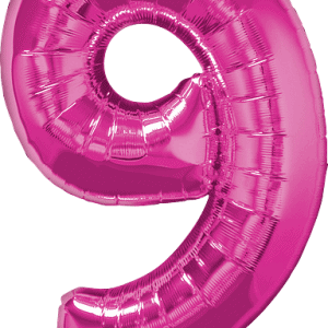 34" Number Nine Magenta