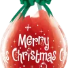 18'' Stuffing Balloons Merry Christmas Assortment Print Diamond Clear - Image 3