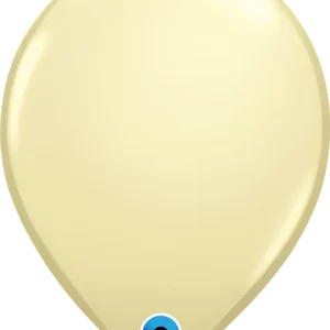 11" ivory silk round balloon qualatex