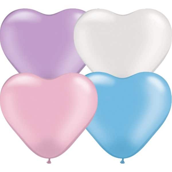 6'' Hearts Pearl Assortment *Discontinued*