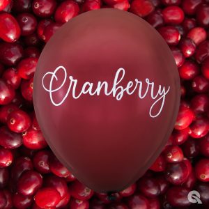 5" Round Cranberry