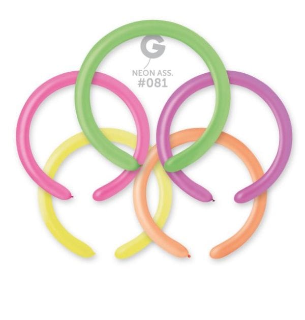 2" Neon Assorted #081 - Gemar