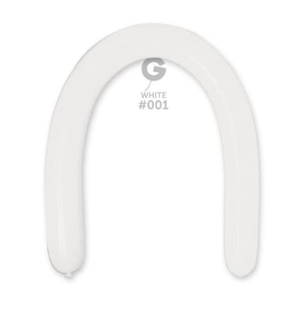 3" White #001 - Gemar (50 Count)