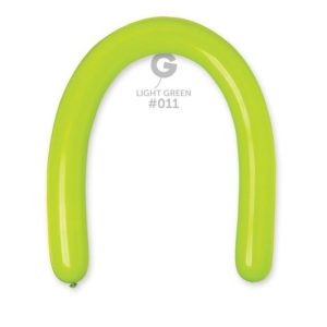 3" Light Green #011 - Gemar (50 Count)