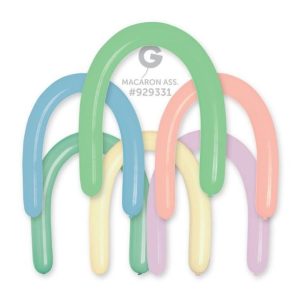 3" Macaron Assortment #Mac - Gemar (50 Count)