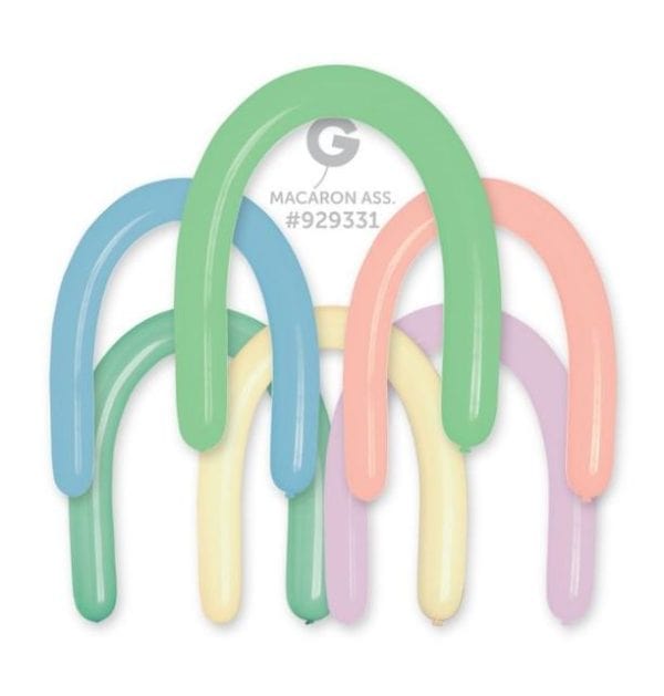 3" Macaron Assortment #Mac - Gemar (50 Count)
