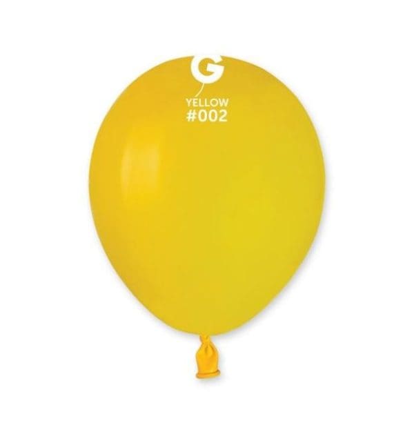 5" Round Yellow #002 - Gemar