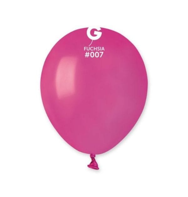 5" Round Fuchsia #007 - Gemar