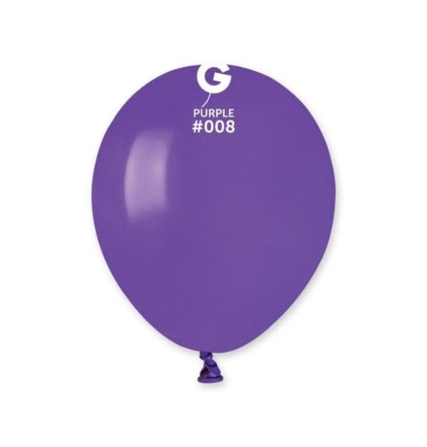 5" Round Purple #008 - Gemar