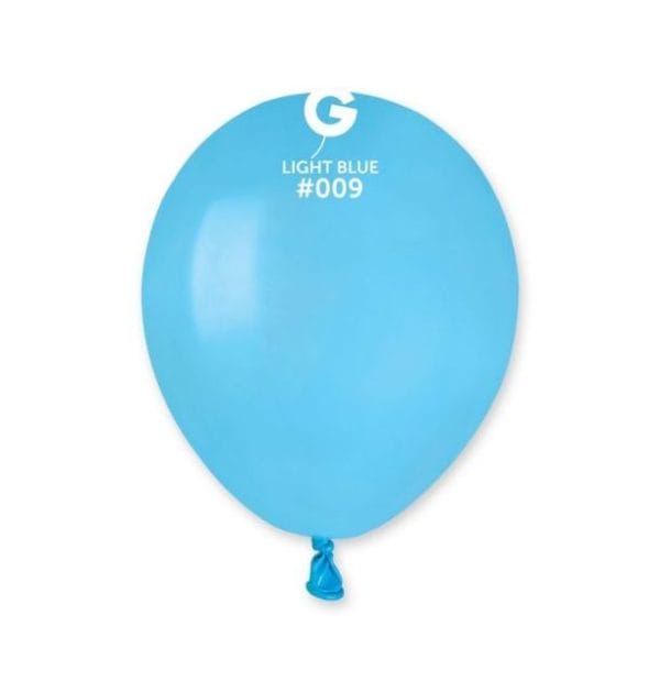 5" Round Light Blue #009 - Gemar