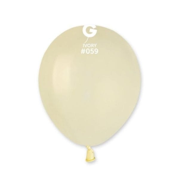 5" Round Ivory #059 - Gemar