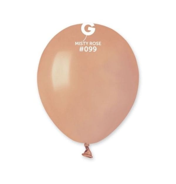 5" Round Misty Rose #099 - Gemar