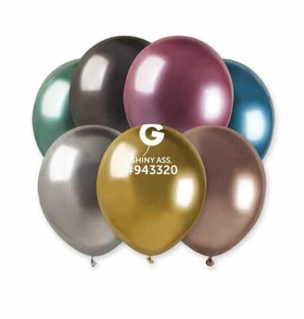 5" Round Shiny Assortment #SHINY- Gemar
