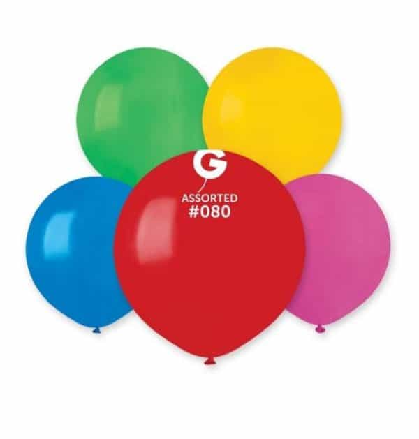 19" Round Assorted #080 25pcs - Gemar