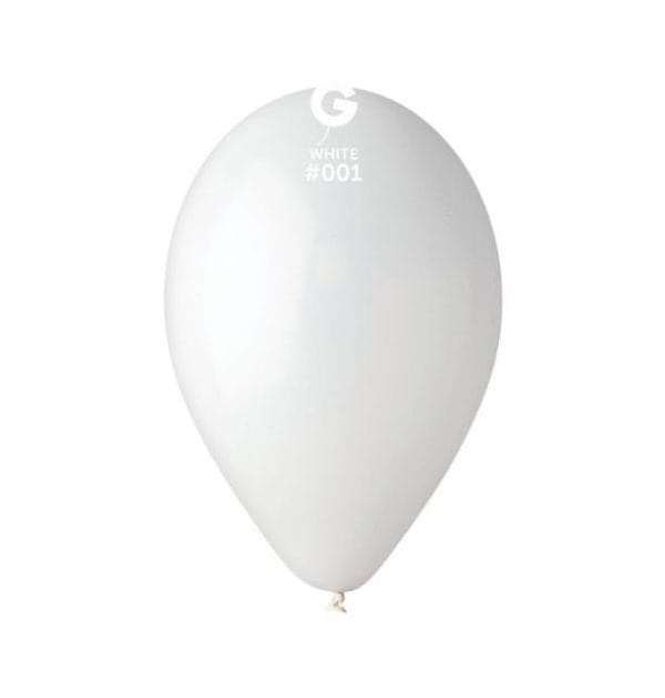 13" Round White #001 - Gemar