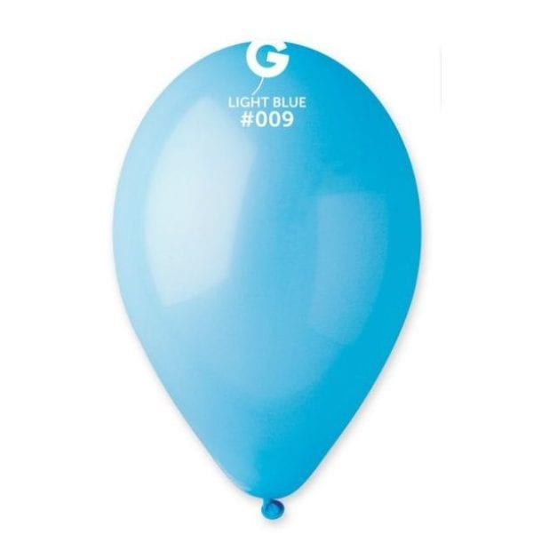 13" Round Light Blue #009 - Gemar