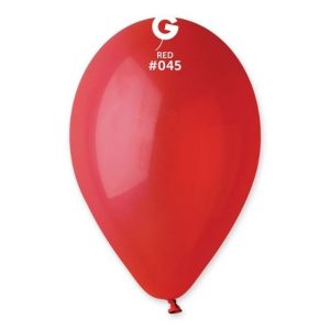 13" Round Red #045 - Gemar