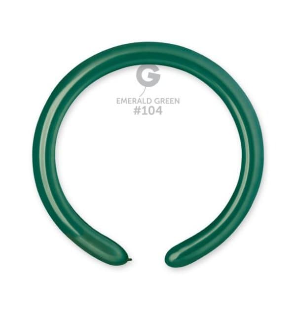 2" Emerald Green #104 Gemar 100pcs