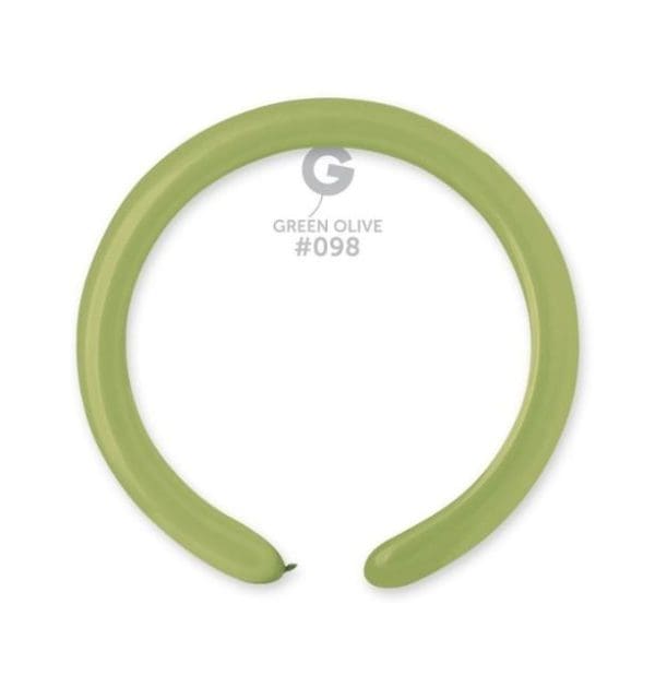 2" Green Olive #098 Gemar 100pcs
