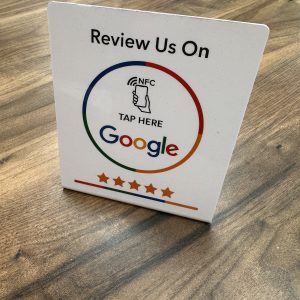 NFC Google Review Stand